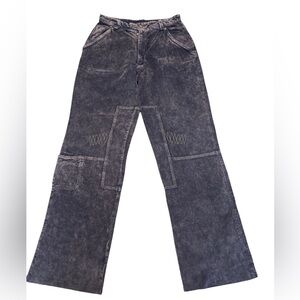 M. Julian Wilsons Leather Blue Suede Pants Vintage Jean Look Men’s Size 32